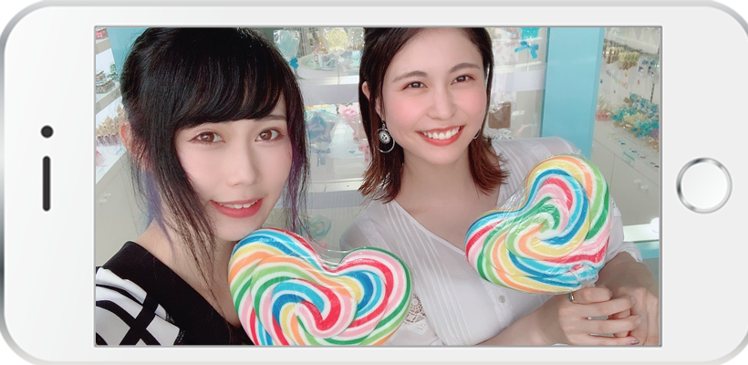 女子駅前ガイドイーグルテレビ渋谷AMERキャンディ専門店