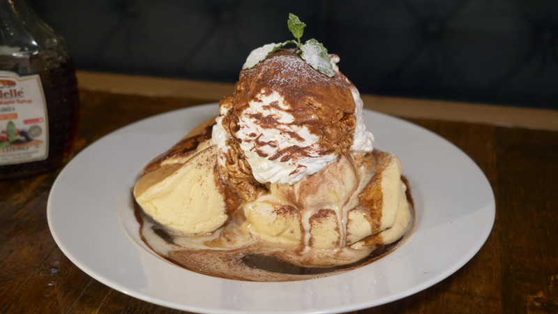 ESPRESSO D WORKS渋谷店ティラシスパンケーキ女子駅前ガイドイーグルテレビ渋谷のパンケーキを楽しめる隠れ家的カフェ