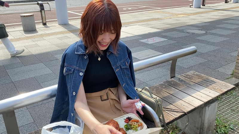 女子駅前ガイドイーグルテレビ原田朱朝霞駅居酒屋にんじん唐揚げ弁当